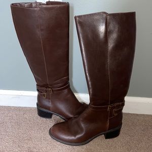 Tall Brown Riding Boots Size 6.5